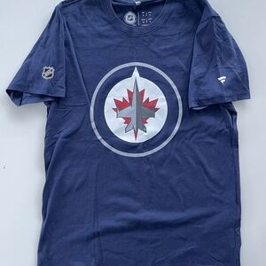Winnipeg Jets NHL Dark Blue Short Sleeve Tee